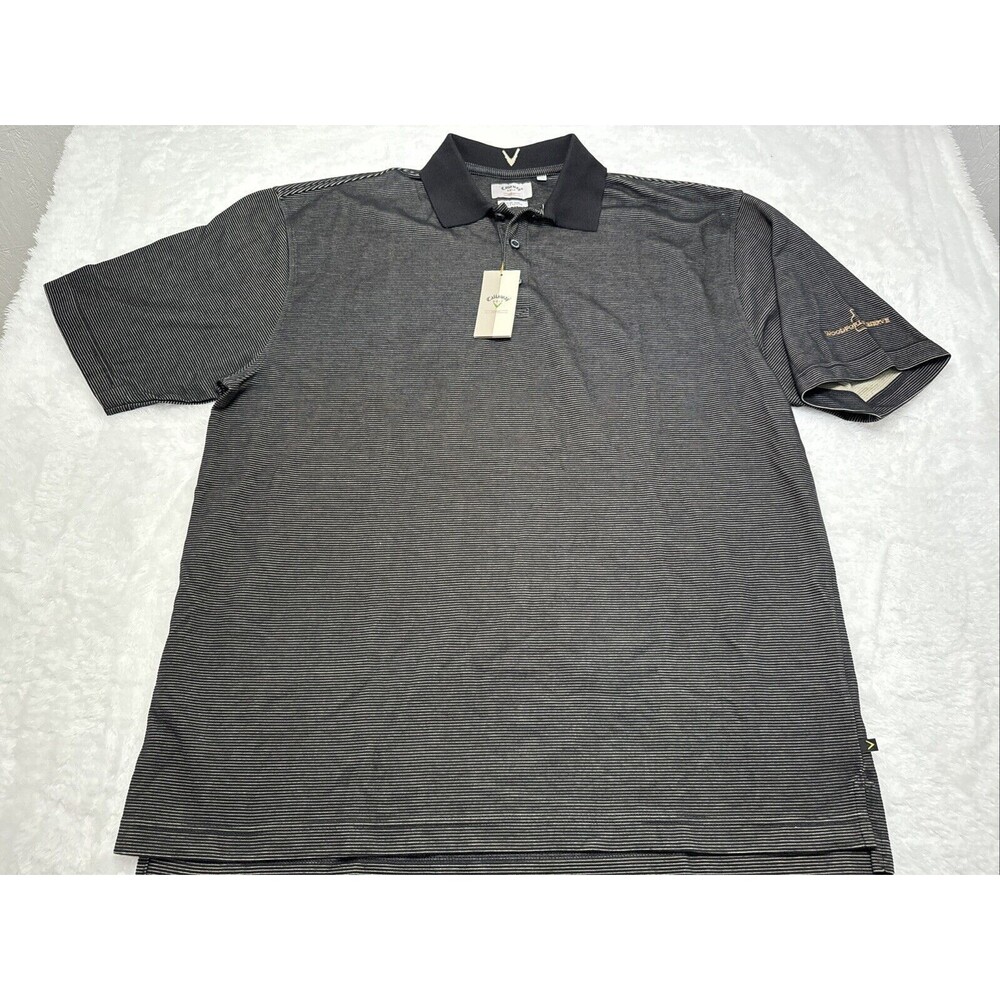 Callaway Gray Polo Shirt Versatile Knit Design